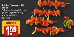 REWE Frischer Feuerspiess XXL saftige Angebot