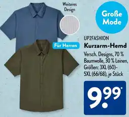 Aldi Süd UP2FASHION Kurzarm-Hemd Angebot