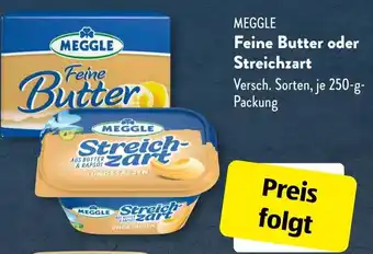 Aldi Süd MEGGLE Feine Butter oder Streichzart Angebot