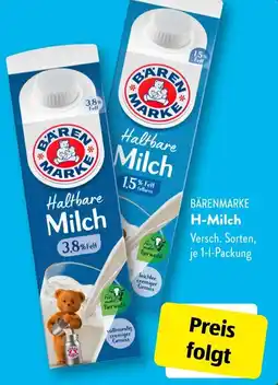 Aldi Süd BÄRENMARKE H-Milch Angebot