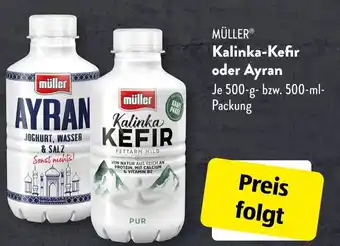 Aldi Süd MÜLLER Kalinka-Kefir oder Ayran Angebot