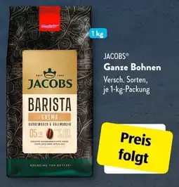 Aldi Süd JACOBS Ganze Bohnen Angebot