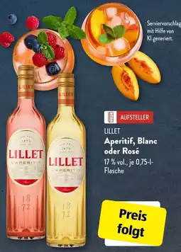 Aldi Süd LILLET Aperitif, Blanc oder Rosé Angebot