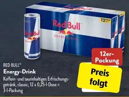 Aldi Süd RED BULL Energy-Drink Angebot