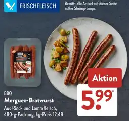 Aldi Süd BBQ Merguez-Bratwurst Angebot