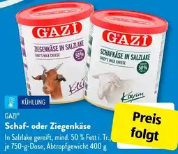 Aldi Süd GAZI Schaf- oder Ziegenkäse Angebot