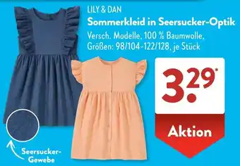 Aldi Süd LILY & DAN Sommerkleid in Seersucker-Optik Angebot