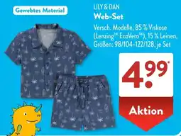 Aldi Süd LILY & DAN Web-Set Angebot