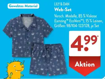 Aldi Süd LILY & DAN Web-Set Angebot