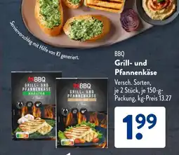 Aldi Süd BBQ Grill- und Pfannenkäse Angebot