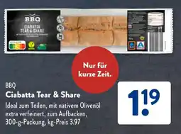Aldi Süd BBQ Ciabatta Tear & Share Angebot