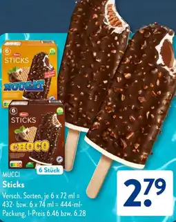 Aldi Süd MUCCI Sticks Angebot