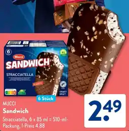 Aldi Süd MUCCI Sandwich Angebot