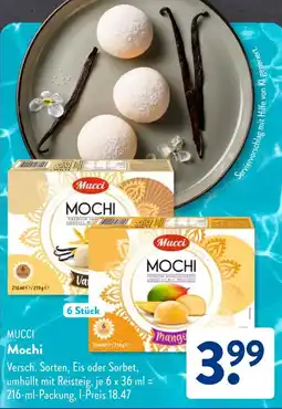 Aldi Süd MUCCI Mochi Angebot