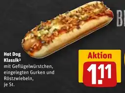 REWE Hot Dog Klassik Angebot
