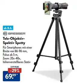 Aldi Süd BRESSER Tele-Objektiv- Spektiv Spotty Angebot