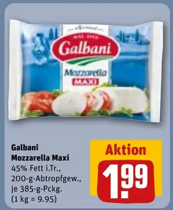 REWE Galbani Mozzarella Maxi Angebot