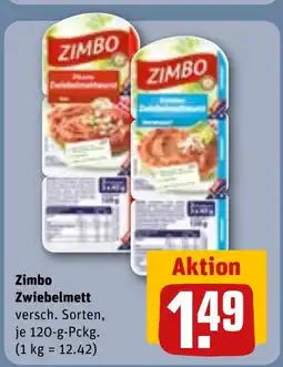 REWE Zimbo Zwiebelmett Angebot