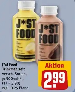 REWE J*st Food Trinkmahlzeit Angebot