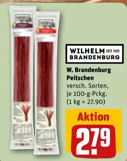 REWE WILHELM BRANDENBURG Peitschen Angebot