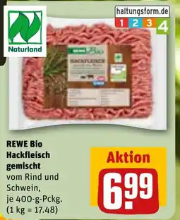 REWE REWE Bio Hackfleisch gemischt Angebot