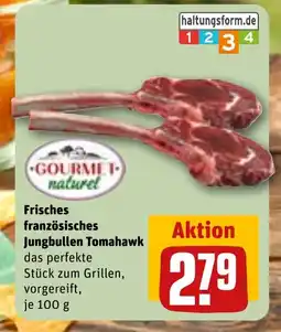 REWE GOURMET naturel Frisches französisches Jungbullen Tomahawk Angebot