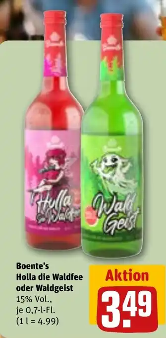 REWE Boente's Holla die Waldfee oder Waldgeist Angebot