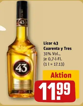 REWE Licor 43 Cuarenta y Tres Angebot