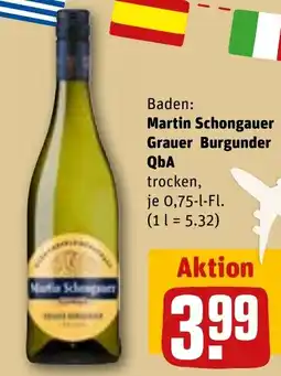REWE Martin Schongauer Grauer Burgunder QbA Angebot