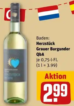 REWE Herzstück Grauer Burgunder QbA Angebot