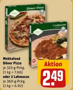 REWE Mekkafood Döner Pizza oder 2 Lahmacun Angebot