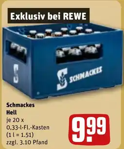 REWE Schmackes Hell Angebot
