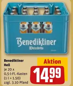 REWE Benediktiner Hell Angebot