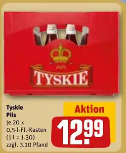REWE Tyskie Pils Angebot