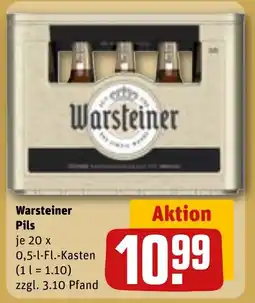 REWE Warsteiner Pils Angebot
