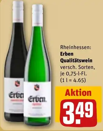 REWE Erben Qualitätswein Angebot