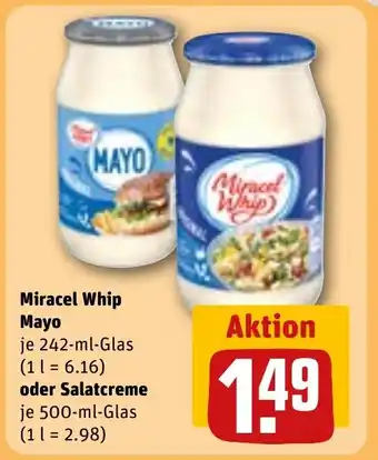 REWE Miracel Whip Mayo oder Salatcreme Angebot