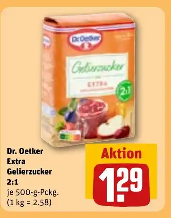 REWE Dr. Oetker Extra Gelierzucker 2:1 Angebot