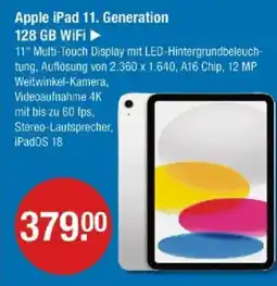 V Markt Apple iPad 11. Generation 128 GB WiFi ▸ Angebot