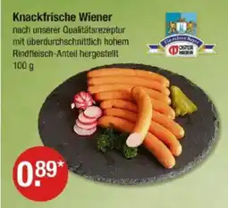 V Markt Knackfrische Wiener Angebot