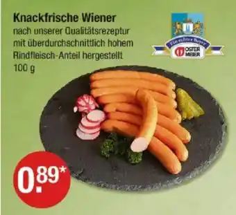 V Markt Knackfrische Wiener Angebot
