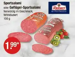 V Markt Sportsalami oder Geflügel-Sportsalami Angebot