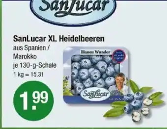 V Markt SanLucar XL Heidelbeeren Angebot