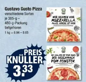 V Markt Gustavo Gusto Pizza Angebot
