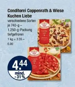 V Markt Conditorei Coppenrath & Wiese Kuchen Liebe Angebot
