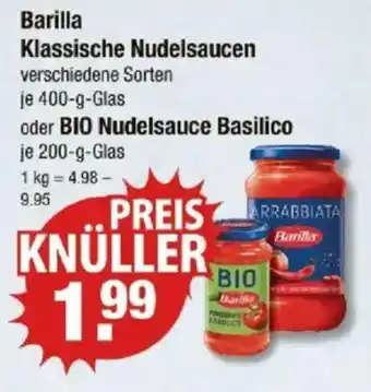 V Markt Barilla Klassische Nudelsaucen Angebot