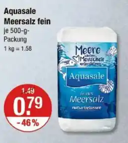 V Markt Aquasale Meersalz fein Angebot