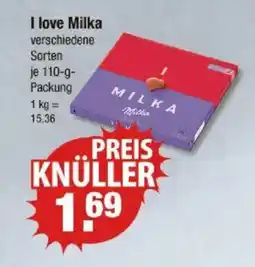 V Markt I love Milka Angebot