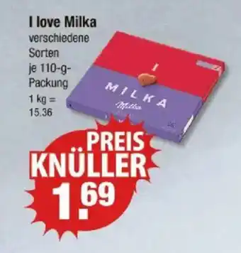 V Markt I love Milka Angebot