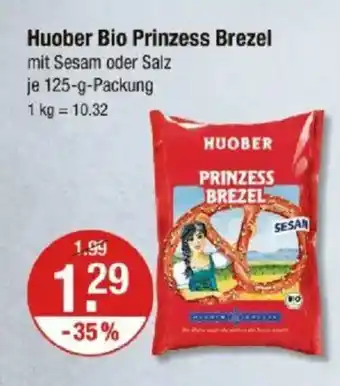 V Markt Huober Bio Prinzess Brezel Angebot